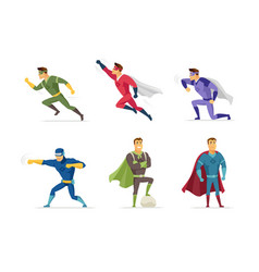 Fighting Superhero Royalty Free Vector Image - VectorStock