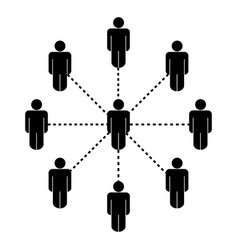 1334 stick figure handshake royalty free vector image