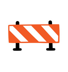 Road barrier icon Royalty Free Vector Image - VectorStock