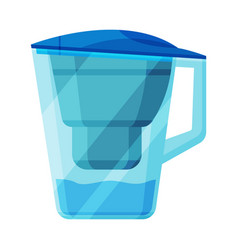 Two Jars With And Without Water Royalty Free Vector Image