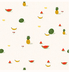 Pineapple background summer colorful tropical Vector Image