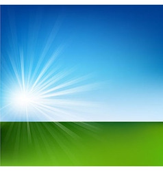 Landscape and sky Royalty Free Vector Image - VectorStock