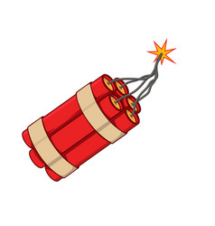 Dynamite isolated on white background design Vector Image