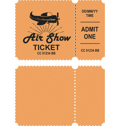 Air show poster airplane Royalty Free Vector Image