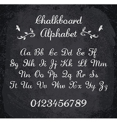 Chalked Alphabet Royalty Free Vector Image - Vectorstock