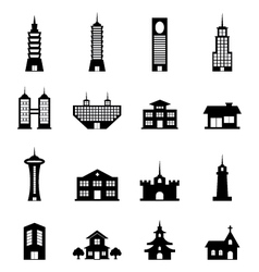 Building set Royalty Free Vector Image - VectorStock