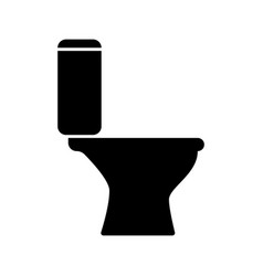 Do not throw trash paper in the toilet symbol Vector Image