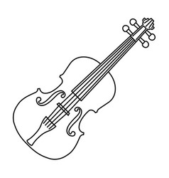 Violin cartoon clip art Royalty Free Vector Image