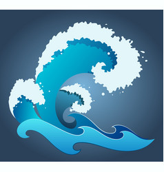 Wave Symbols For Design Royalty Free Vector Image