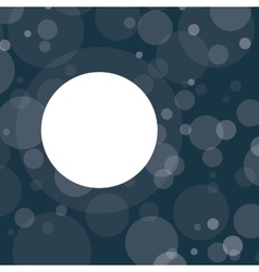 Abstract Background with Blue Transparent Circles Vector Image
