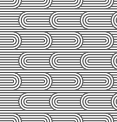 Curved striped seamless pattern Royalty Free Vector Image