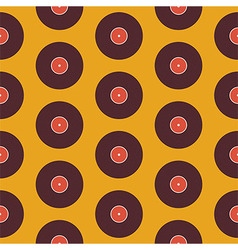 Vinyl records pattern Royalty Free Vector Image