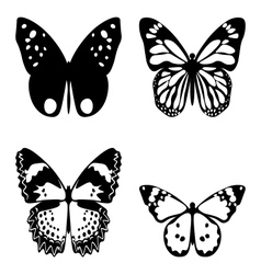 Black, Butterflies & White Vector Images (over 5,600)