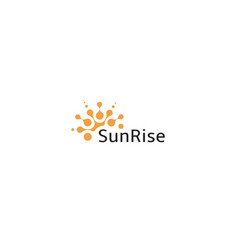 Sun logo element icon Royalty Free Vector Image