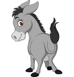 Cartoon Donkey Animal Royalty Free Vector Image