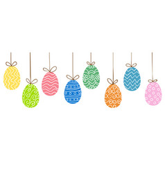 Easter eggs Royalty Free Vector Image - VectorStock