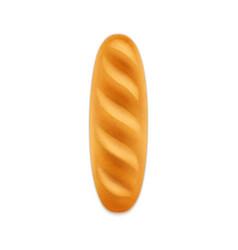 Realistic bread loaf Royalty Free Vector Image