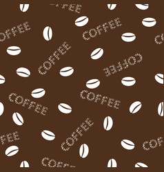 Coffee seamless background Royalty Free Vector Image