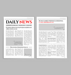 Newspaper Article Template Vector Images Over 5 700