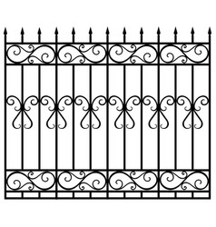 Fence gate Royalty Free Vector Image - VectorStock