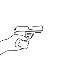 Man Shooting Gun Drawing Vector Images (over 440)