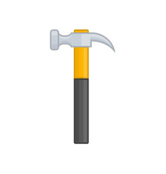 Carpenter hammer flat style typical simplistic Vector Image