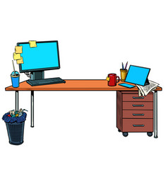 Workspace Royalty Free Vector Image - VectorStock