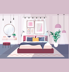 Dirty and clean room disorder in the interior Vector Image