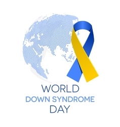 World down syndrome day Royalty Free Vector Image