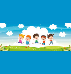 Children Royalty Free Vector Image - VectorStock