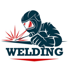 Welding machine symbol for welder Royalty Free Vector Image