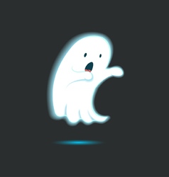 Cute ghost single 1 Royalty Free Vector Image - VectorStock