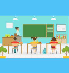 Student children background Royalty Free Vector Image