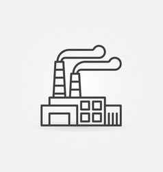 Factory black icon Royalty Free Vector Image - VectorStock