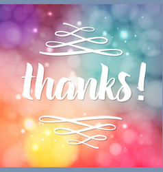 Thank you phrase for social media Royalty Free Vector Image