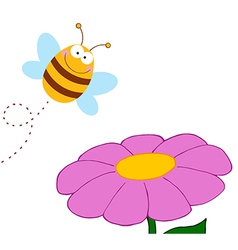 Cartoon bee Royalty Free Vector Image - VectorStock