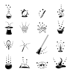 Magic icons set Royalty Free Vector Image - VectorStock