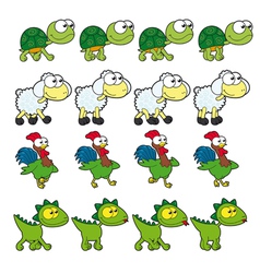 Group of funny animals royalty free vector image