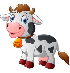 Cute cow cartoon Royalty Free Vector Image - VectorStock