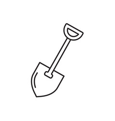 Shovel agriculture Royalty Free Vector Image - VectorStock