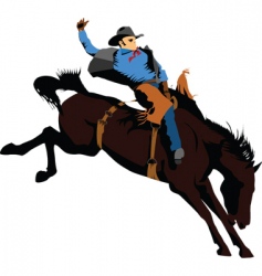 Cowboy rodeo Royalty Free Vector Image - VectorStock