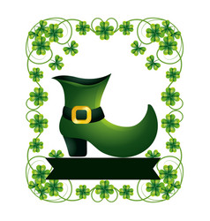 Leprechaun legs and shoes Royalty Free Vector Image