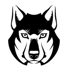 Heraldic wolf simple Royalty Free Vector Image