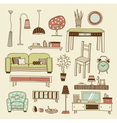 Living room Royalty Free Vector Image - VectorStock