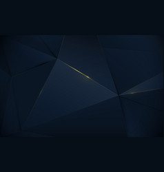 Abstract 3d low poly pattern luxury background Vector Image
