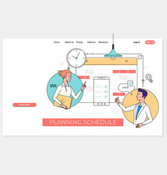 Monthly planner template Royalty Free Vector Image