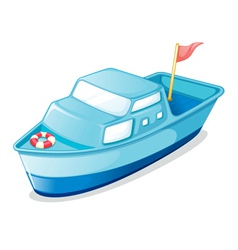 blue toy boat