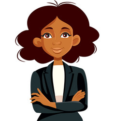 Beautiful teacher cartoon character standing Vector Image