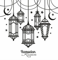 Ramadan kareem islamic background Royalty Free Vector Image