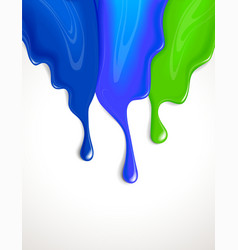Drips paint Royalty Free Vector Image - VectorStock
